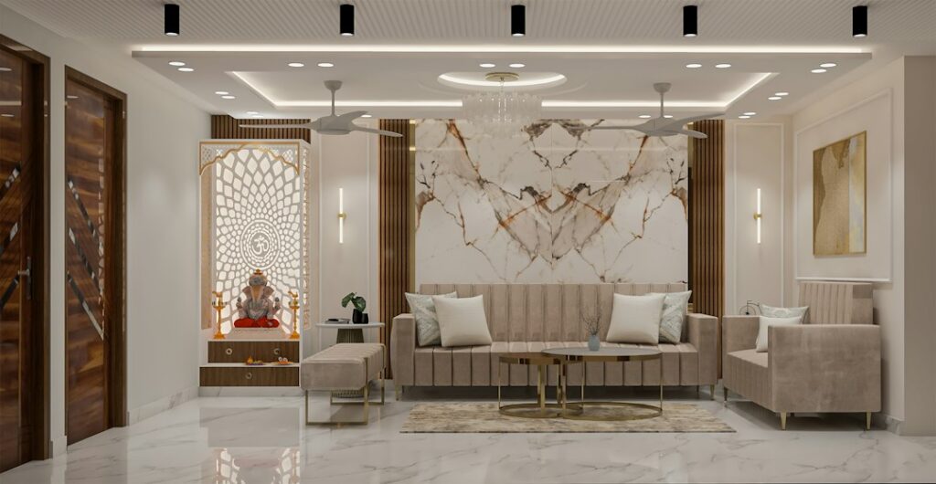 Modern luxury apartment interior